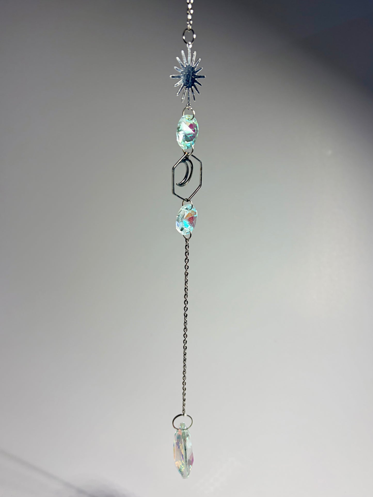 Sunburst Crystal Suncatcher Hanger