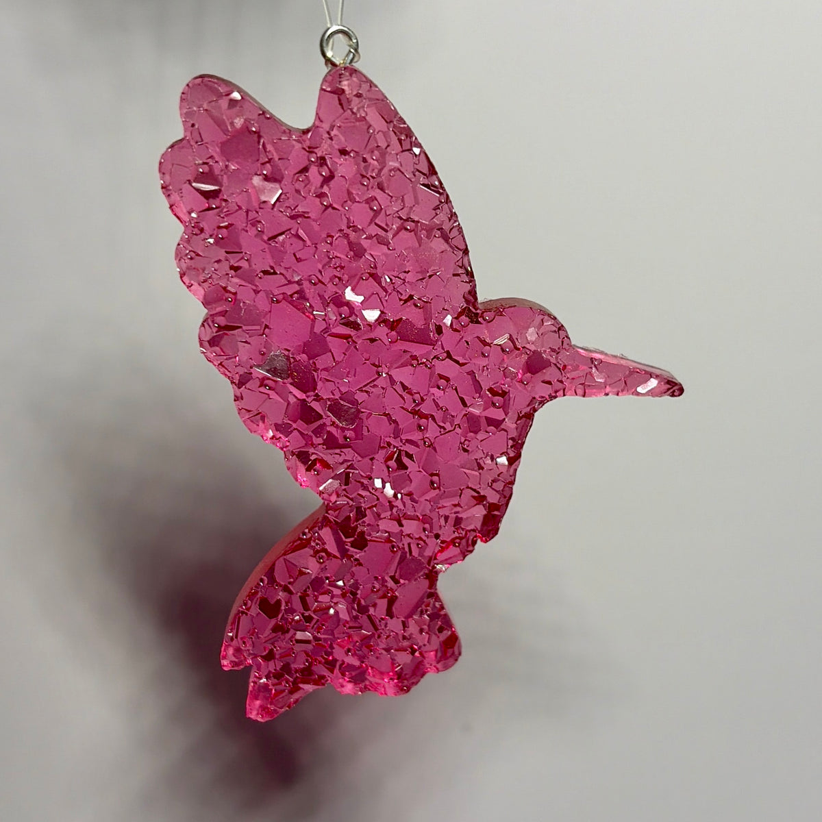 Druzy crystal hummingbird - design 3