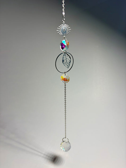 Leaf Crystal Suncatcher Hanger