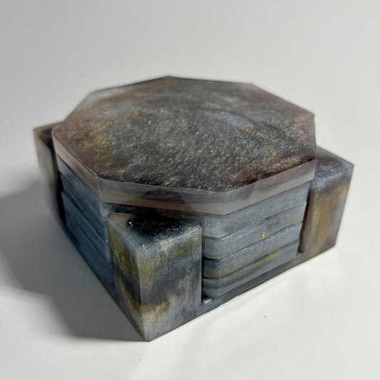 Black Coaster Set