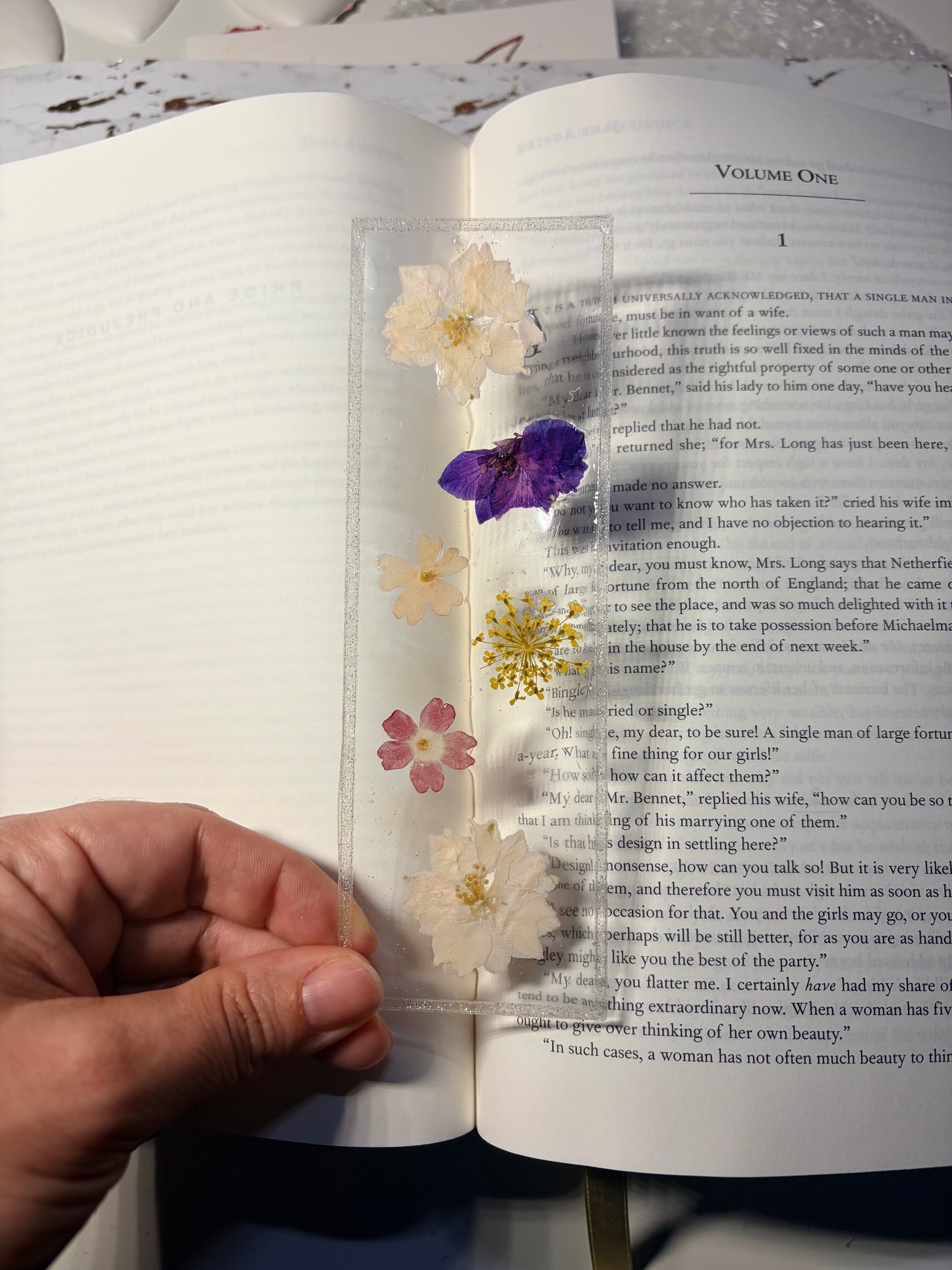 Pressed Flower Bookmark