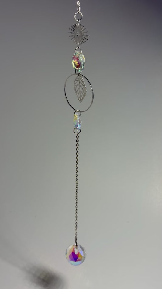Leaf Crystal Suncatcher Hanger